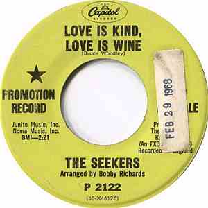 The Seekers - Love Is Kind, Love Is Wine download flac mp3
