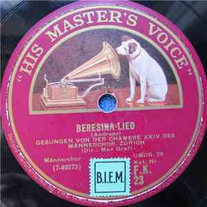 Chambre XXIV Des Männerchor, Zürich - Beresina-Lied / Trittst Im Morgenrot Daher download flac mp3