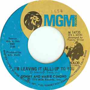 Donny And Marie Osmond - I'm Leaving It (All) Up To You / The Umbrella Song download flac mp3
