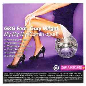 G&G Feat. Gary Wright / De-Grees Vs The Real Booty Babes - My My My (Comin' Apart) / Apologize download flac mp3