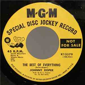 Johnny Roper - Sitting At My Window / The Best Of Everything download flac mp3