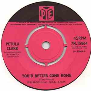 Petula Clark - You'd Better Come Home / Heart download flac mp3