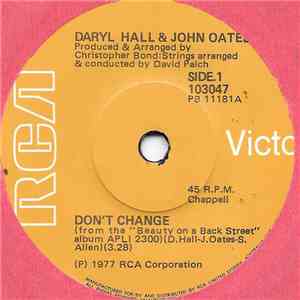 Daryl Hall & John Oates - Don't Change download flac mp3