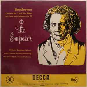 Beethoven - Wilhelm Backhaus, Clemens Krauss, The Vienna Philharmonic Orchestra - Concerto No. 5 In E-Flat Major For Piano And Orchestra, Op. 73 "The Emperor" download flac mp3