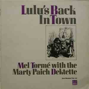 Mel Tormé With The Marty Paich Dektette - Lulu's Back In Town download flac mp3