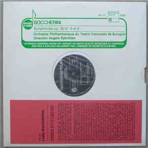 Boccherini - Orchestre Philharmonique Du Teatro Comunale De Bologne, Angelo Ephrikian - Symphonies Op. 35 N° 5 Et 6 download flac mp3