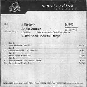 Annie Lennox - A Thousand Beautiful Things download flac mp3