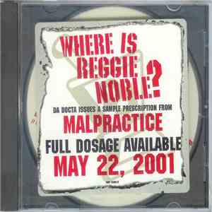 Redman - Where Is Reggie Noble? A Sample Prescription Of Malpractice download flac mp3