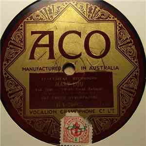 The Frisco Syncopators - Mary Lou / My Little Bunch Of Happiness download flac mp3