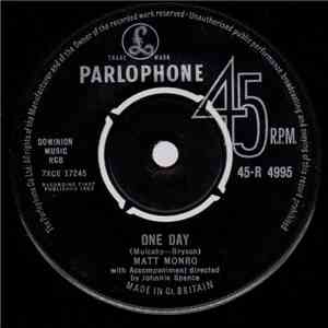 Matt Monro - One Day download flac mp3