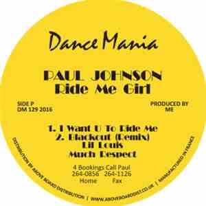 Paul Johnson - Ride Me Girl / Now Suck It download flac mp3