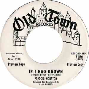 Freddie Houston - If I Had Known / Only The Lonely One download flac mp3