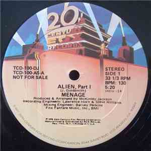 Menage  - Alien download flac mp3