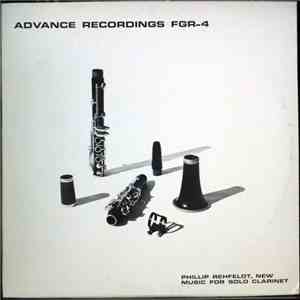 Phillip Rehfeldt - New Music For Solo Clarinet download flac mp3