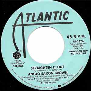 Anglo Saxon Brown - Straighten It Out download flac mp3