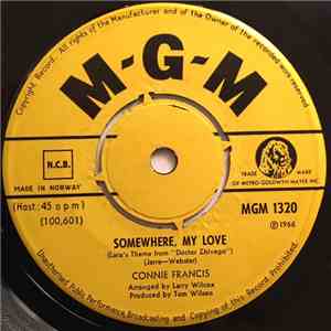 Connie Francis - Somewhere, My Love / A Letter From A Soldier download flac mp3