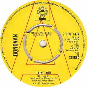 Donovan - I Like You / Earth Sign Man download flac mp3
