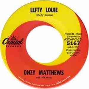 Onzy Matthews - Lefty Louie / Blues Non-Stop download flac mp3