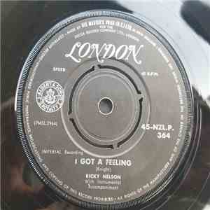 Ricky Nelson  - I Got A Feeling download flac mp3
