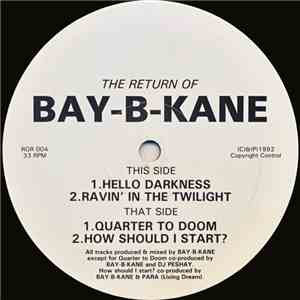 Bay-B-Kane - The Return Of Bay-B-Kane download flac mp3
