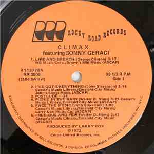 Climax  Featuring Sonny Geraci - Climax Featuring Sonny Geraci download flac mp3