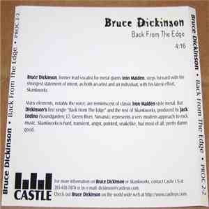 Bruce Dickinson - Back From The Edge download flac mp3