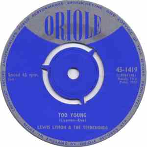 Lewis Lymon & The Teenchords - Too Young / Your Last Chance download flac mp3