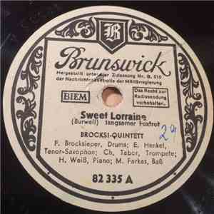 Brocksi-Quintett - Sweet Lorraine / Open The Door, Richard flac mp3 download