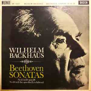Wilhelm Backhaus, Ludwig van Beethoven - Sonatas No. 15 In D Opus 28 / No. 26 In E Flat Opus 81a (Les Adieus) download flac mp3