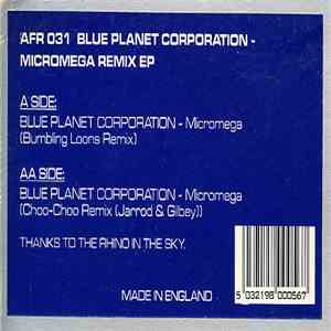 Blue Planet Corporation - Micromega Remix EP download flac mp3