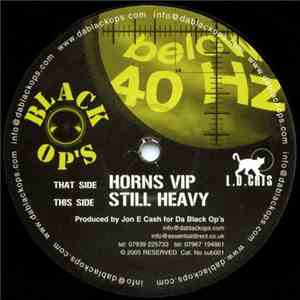 Jon E Cash - Horns VIP / Still Heavy download flac mp3
