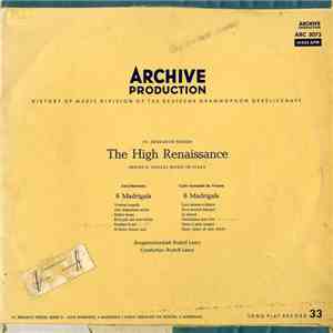Luca Marenzio / Carlo Gesualdo da Venosa - Singgemeinschaft Rudolf Lamy, Rudolf Lamy - 6 Madrigals / 6 Madrigals download flac mp3