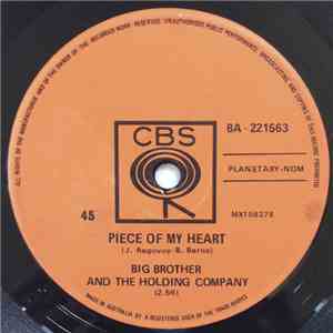 Big Brother & The Holding Company - Piece Of My Heart download flac mp3