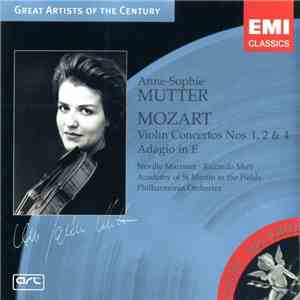 Mozart - Anne-Sophie Mutter, Riccardo Muti, Philharmonia Orchestra - Violin Concertos Nos. 1, 2 & 4 / Adagio In E download flac mp3
