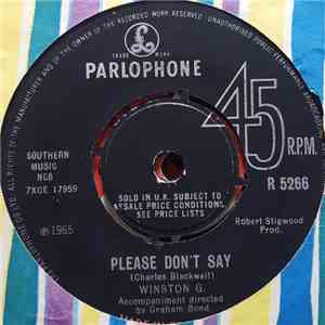 Winston G. - Please Don't Say / Like A Baby download flac mp3