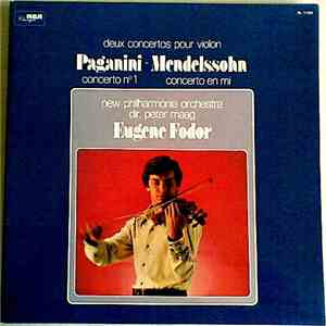 Paganini - Mendelssohn, Eugene Fodor, New Philharmonia Orchestra Dir. Peter Maag - Concerto No. 1 / Concerto En Mi download flac mp3