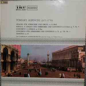 Albinoni / Hamburger Kammerorchester, Wilfried Böttcher - Adagio Per Archi Ed Organo / Sonata A Cinque Per Archi E Continuo / Concerto A Cinque In Do Maggiore / Concerto Per Archi E Continuo / Sinfonia In Re download flac mp3
