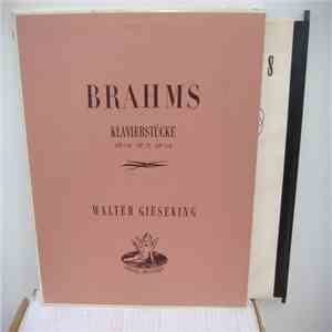 Gieseking, Brahms - Klavierstücke, Op. 119, Op. 79, Op. 118 download flac mp3