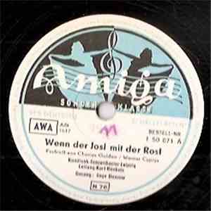 Rundfunk-Tanzorchester Leipzig, Kurt Henkels - Wenn Der Josl Mit Der Rosl / Spatz Und Spätzin download flac mp3