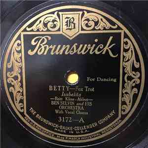 Ben Selvin And His Orchestra - Betty / Valencia download flac mp3