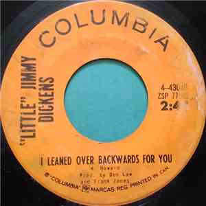 Little Jimmy Dickens - I Leaned Over Backwards For You / Too Many Irons In The Fire download flac mp3