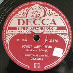 Mantovani And His Orchestra - Lovely Lady / At Dawning download flac mp3