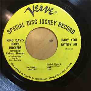 King Davis House Rockers - Baby You Satisfy Me download flac mp3