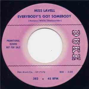 Miss LaVell - Everybody's Got Somebody download flac mp3