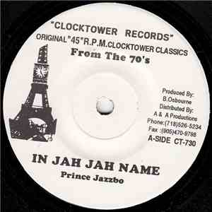Prince Jazzbo - In Jah Jah Name download flac mp3