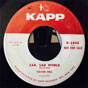 David Hill  - Sad, Sad World download flac mp3