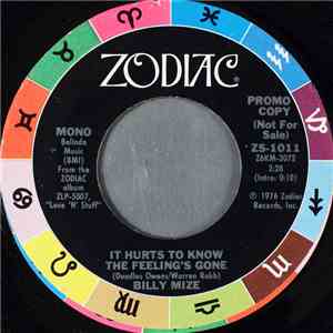 Billy Mize - It Hurts To Know The Feeling's Gone download flac mp3