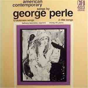 George Perle - Bethany Beardslee, Morey Ritt - 13 Dickinson Songs / 2 Rilke Songs download flac mp3