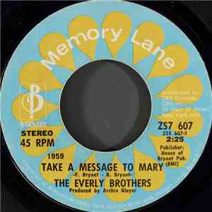 The Everly Brothers - Take A Message To Mary / Let It Be Me download flac mp3