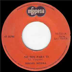 Ismael Rivera - No Soy Para Tí download flac mp3